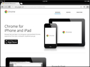 Chrome for iPad
